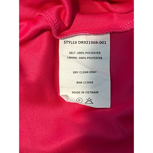 EUC Lush Pink Halter Dress with Back Keyhole, Sleeveless Flowy Style, Small EUC - Picture 8 of 9